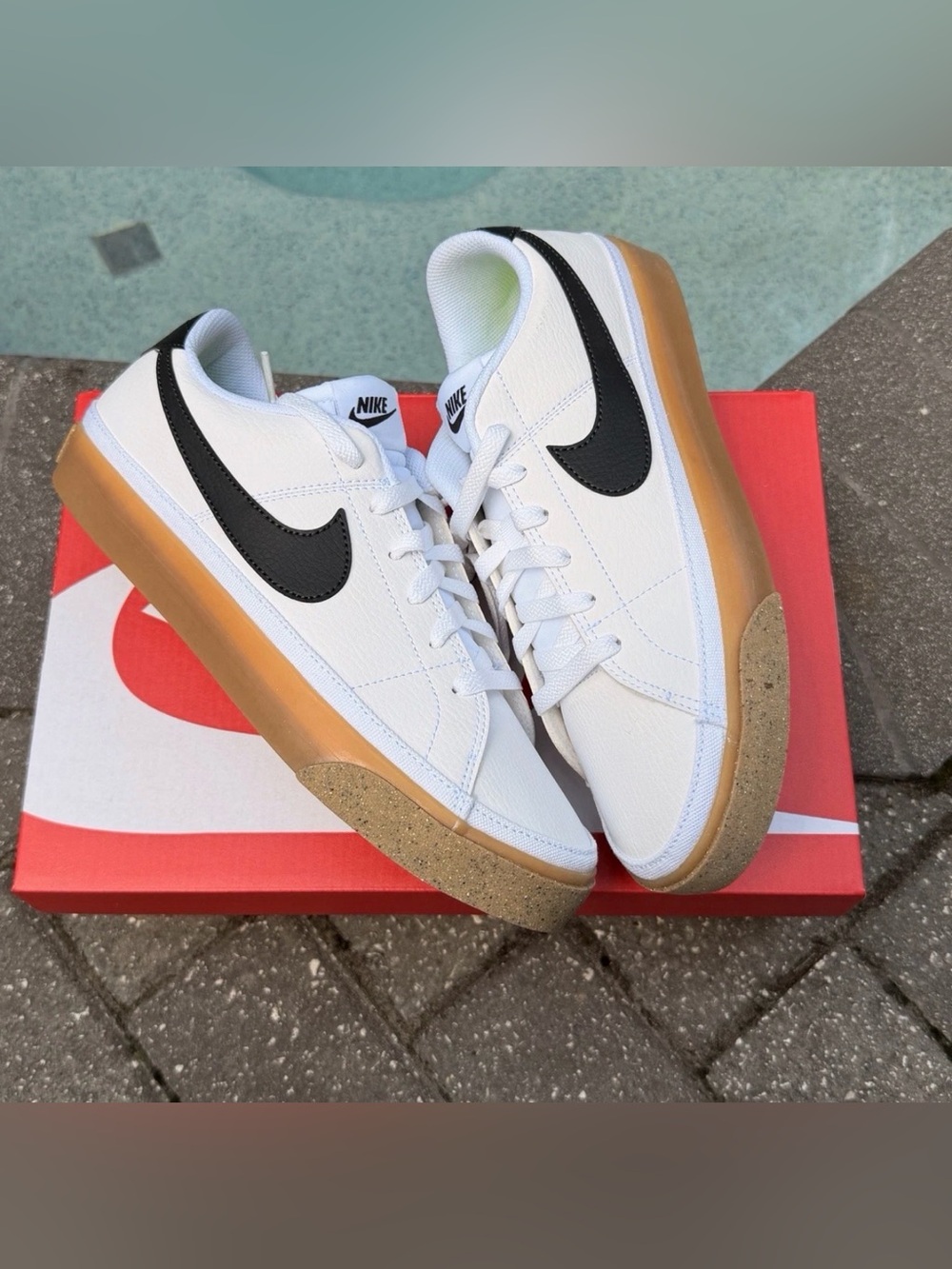 WOMENS NIKE COURT LEGACY NN SNEAKERS SIZE 10.5 NEW WHT#DH3161 109